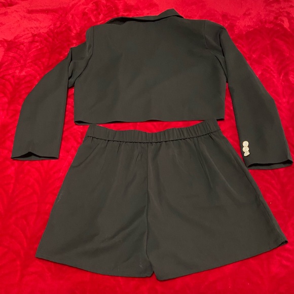 NWT Large Black Skort Suit Measurements in pics Stylish Professional Cute Flare - Picture 15 of 17